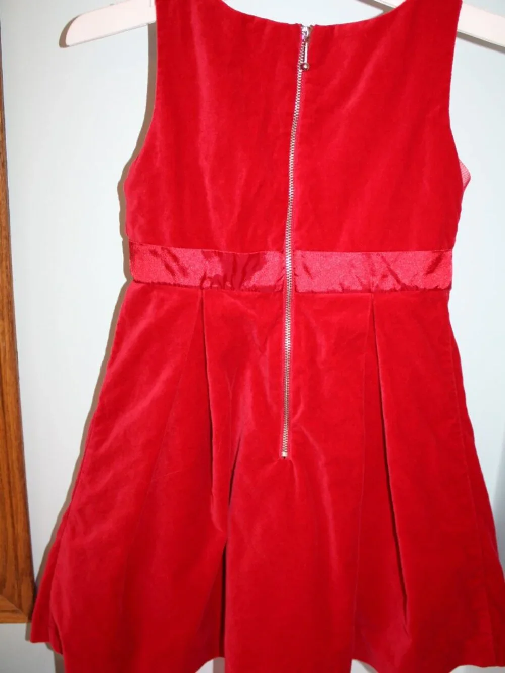 AMERICAN GIRL Size 7 TIS THE SEASON Red Velvet Sparkle Holiday Christmas Dress